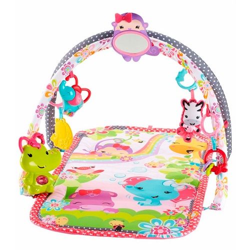 Маттел Fisher Price Развивающий коврик для девочек розовый DFP64 ...
