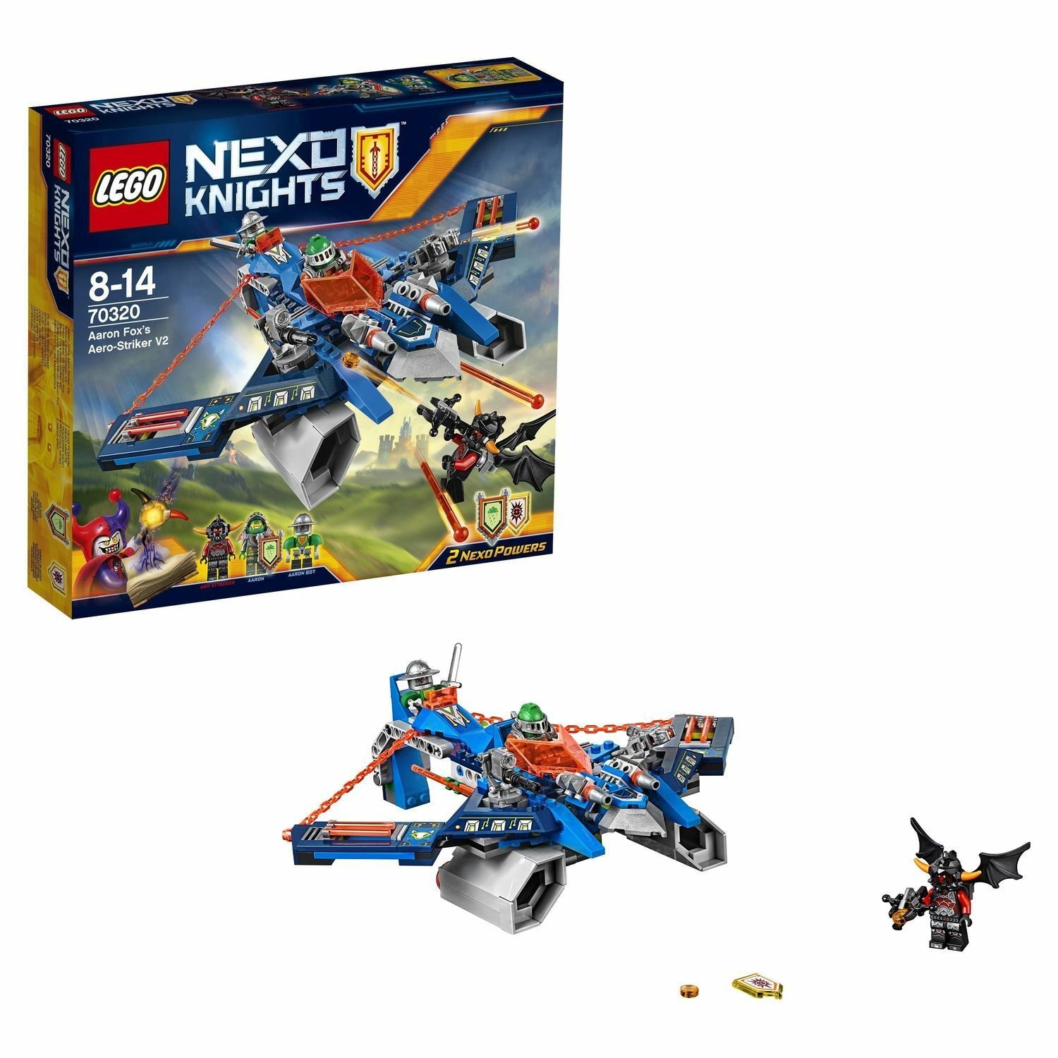 Игрушка LEGO Nexo Knights Аэроарбалет Аарона 70320 – Интернет