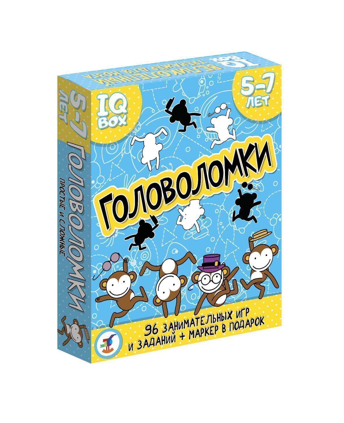 Настольная игра IQ BOX Головоломки 5-7 лет 3565 – Интернет-магазин Юные  таланты