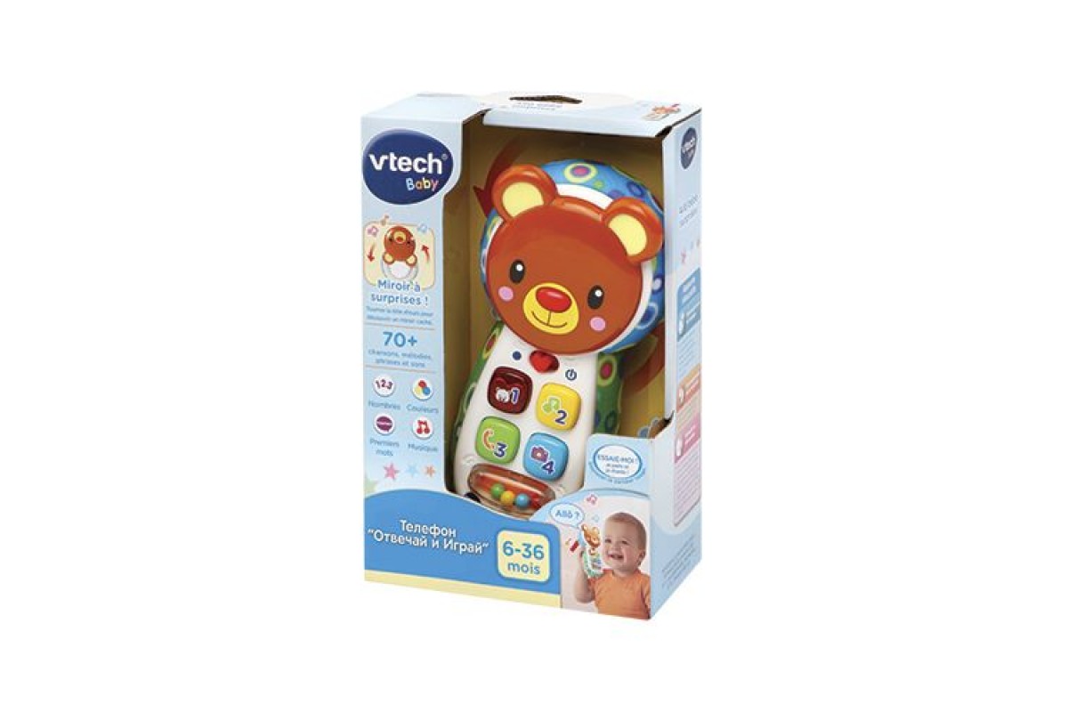 Телефон VTECH Отвечай и играй 80-502726 – Интернет-магазин Юные таланты