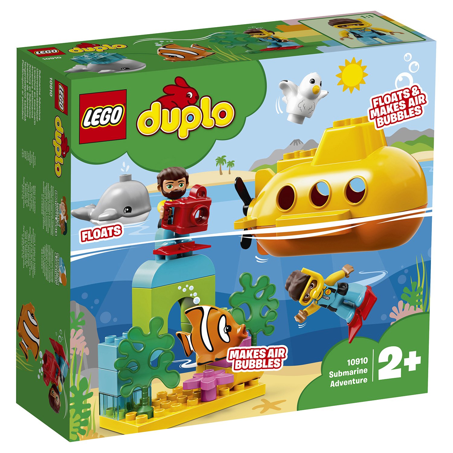 Конструктор LEGO DUPLO Путешествие субмарины 10910