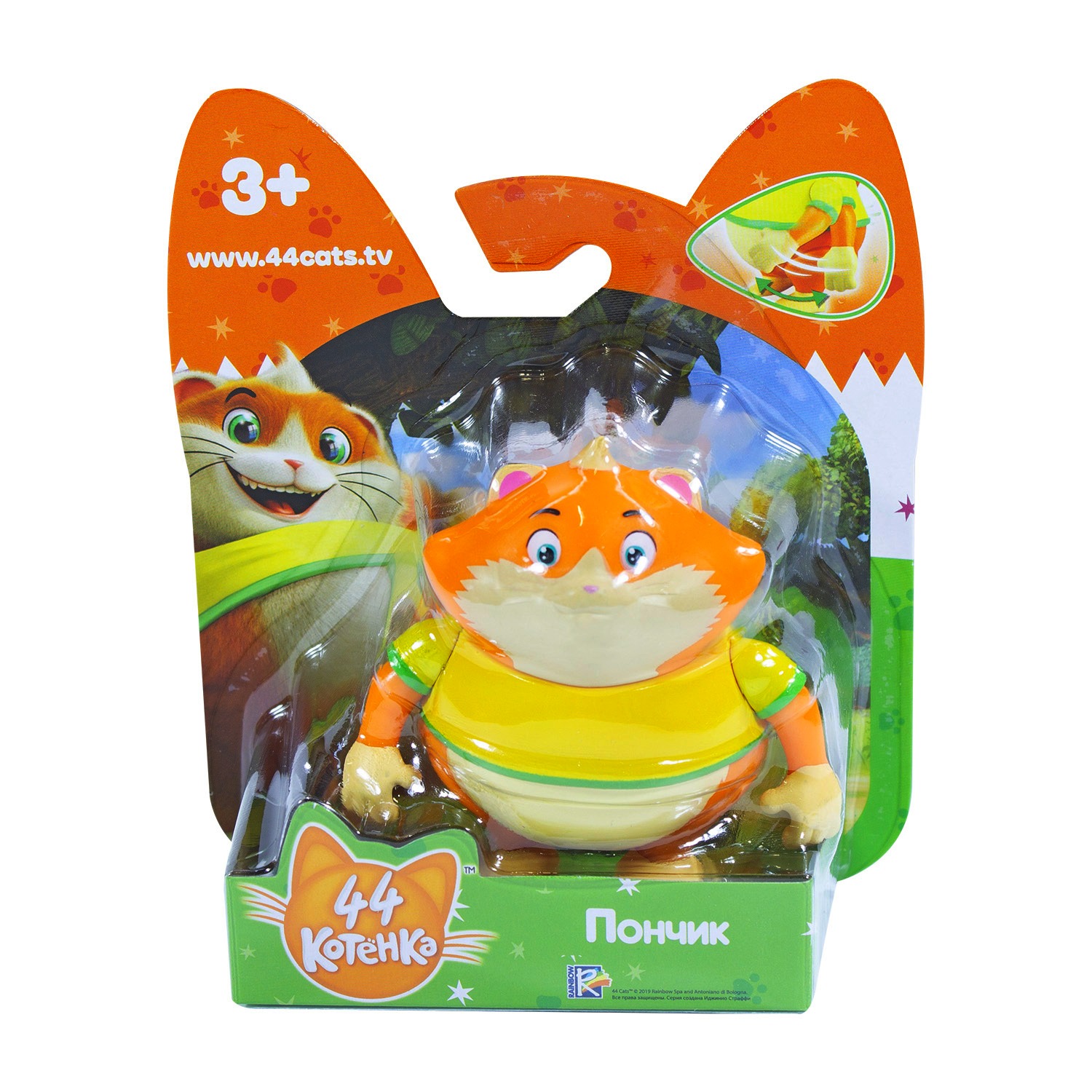 Фигурка Пончик 44 Котенка Toy Plus 7,5 см 34124