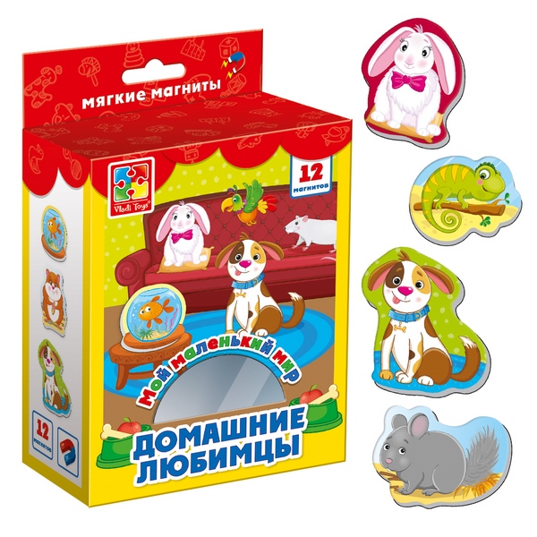 Настольная игра Vladi Toys Мой маленький мир Домашние любимцы 12 ...