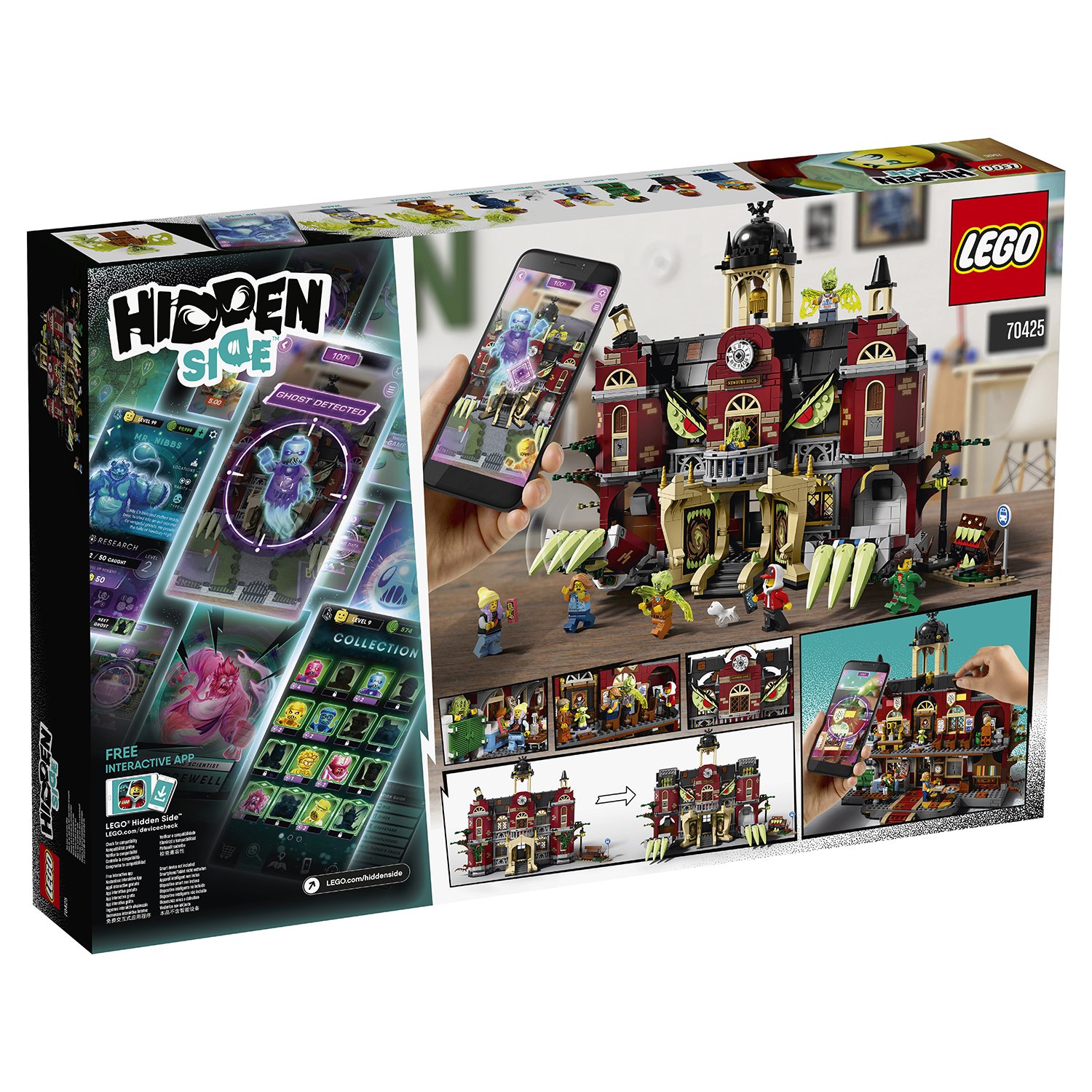 Конструктор LEGO Hidden Side Школа с привидениями Ньюбери 70425