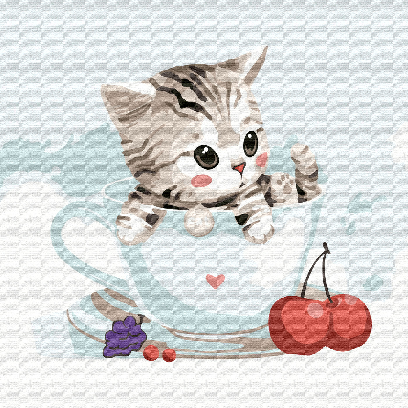 Котенок в кружке