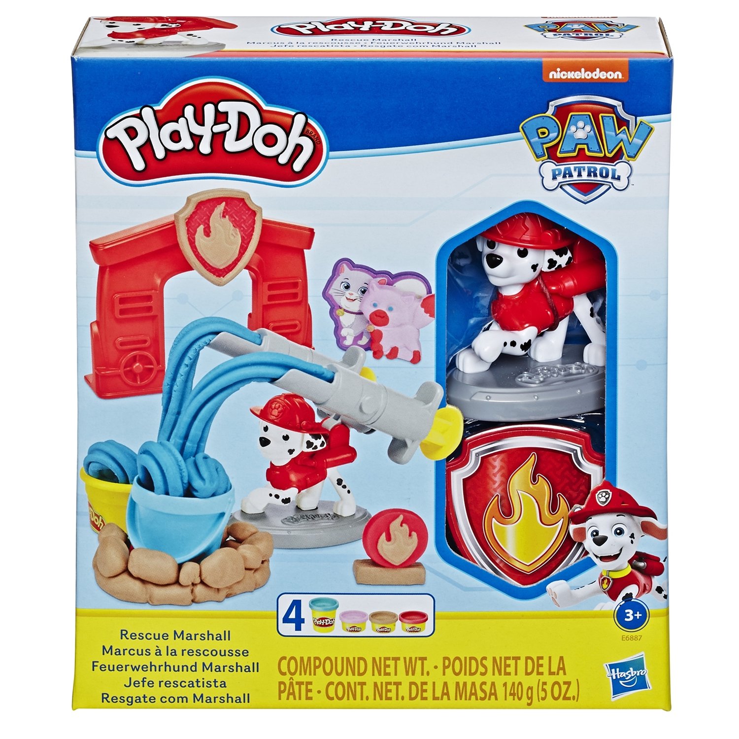 Игровой набор Hasbro Play Doh Щенячий патруль Маршалл E6887EU4 –  Интернет-магазин Юные таланты