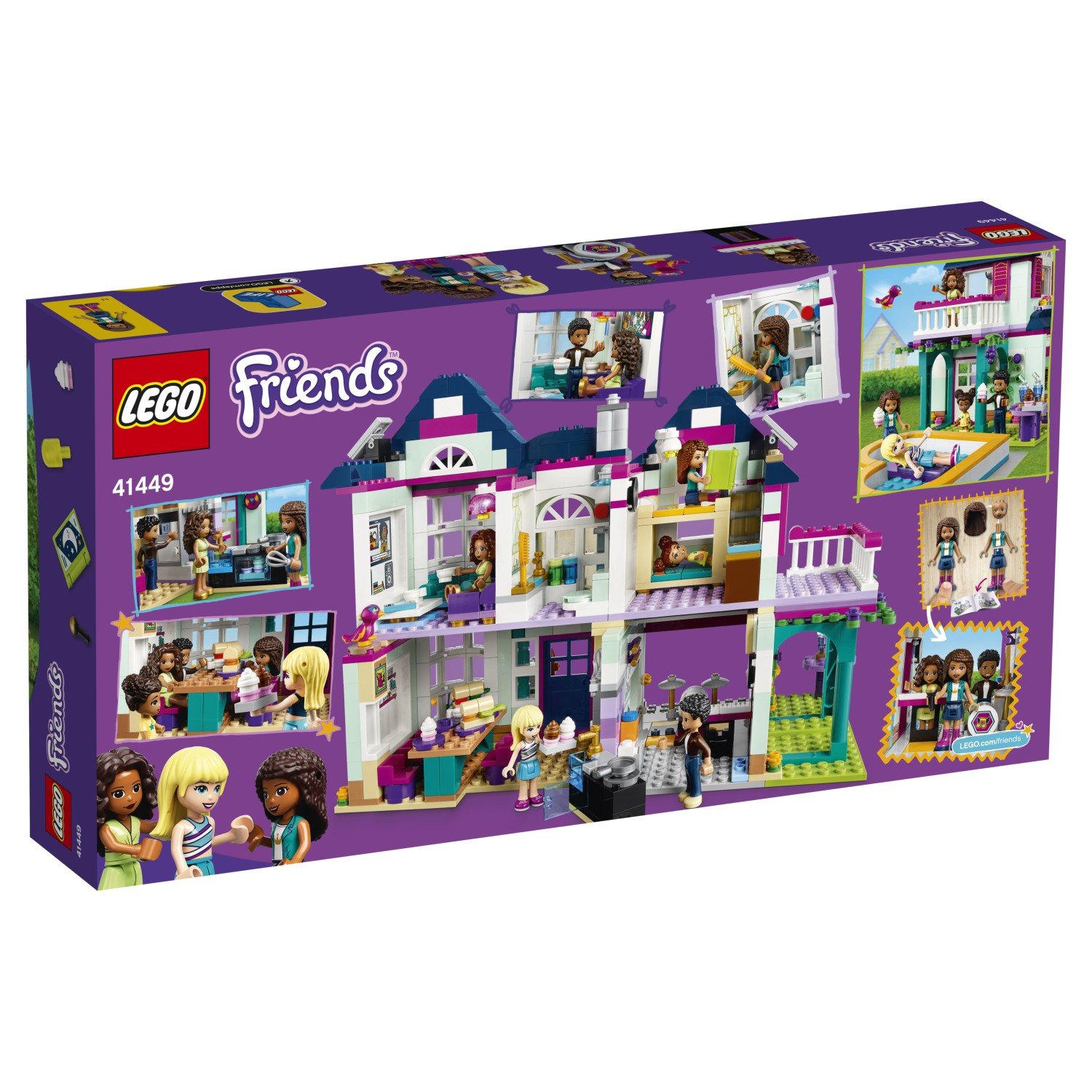 Конструктор LEGO Friends Дом семьи Андреа 41449 – Интернет-магазин Юные  таланты