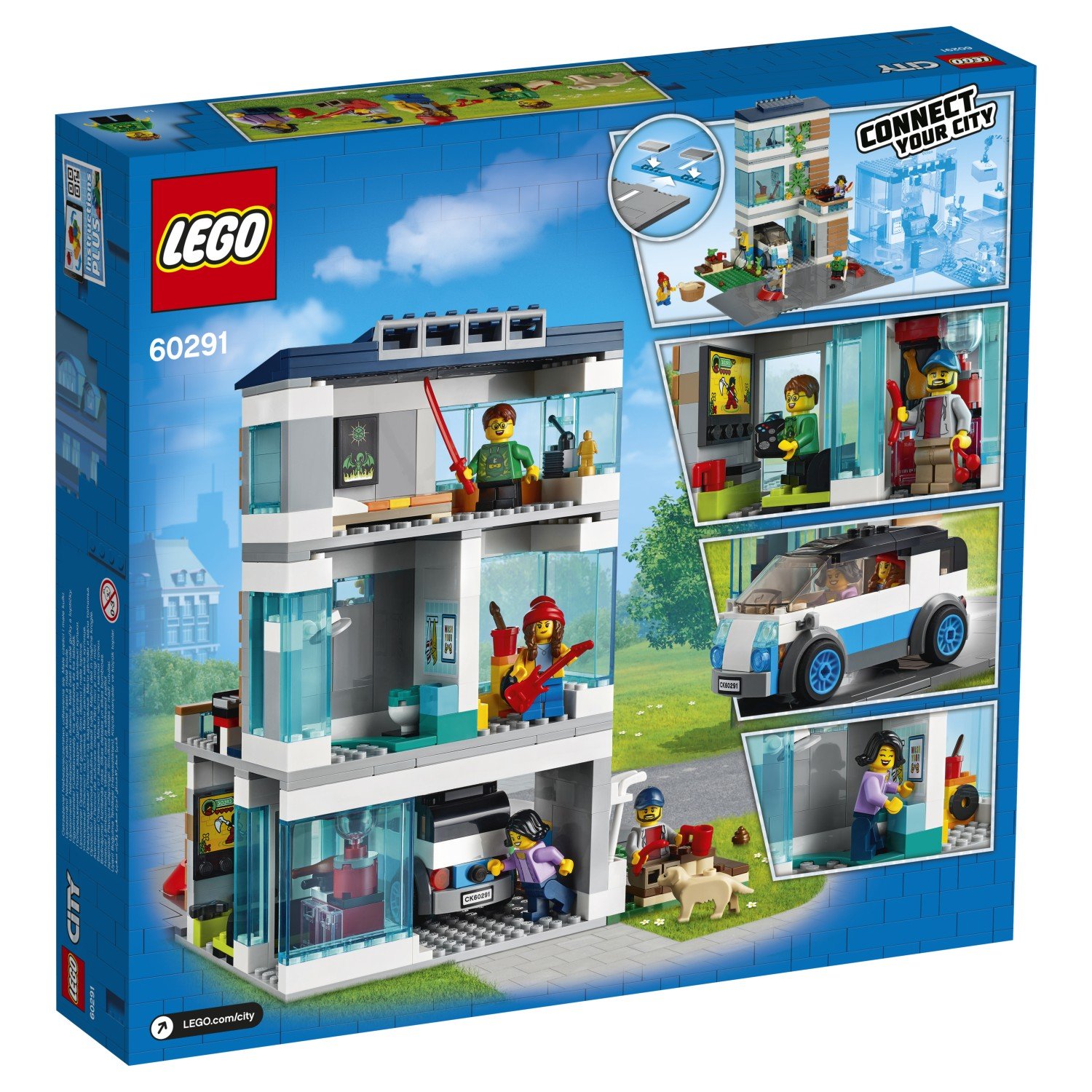 Конструктор LEGO City Современный дом для семьи 60291