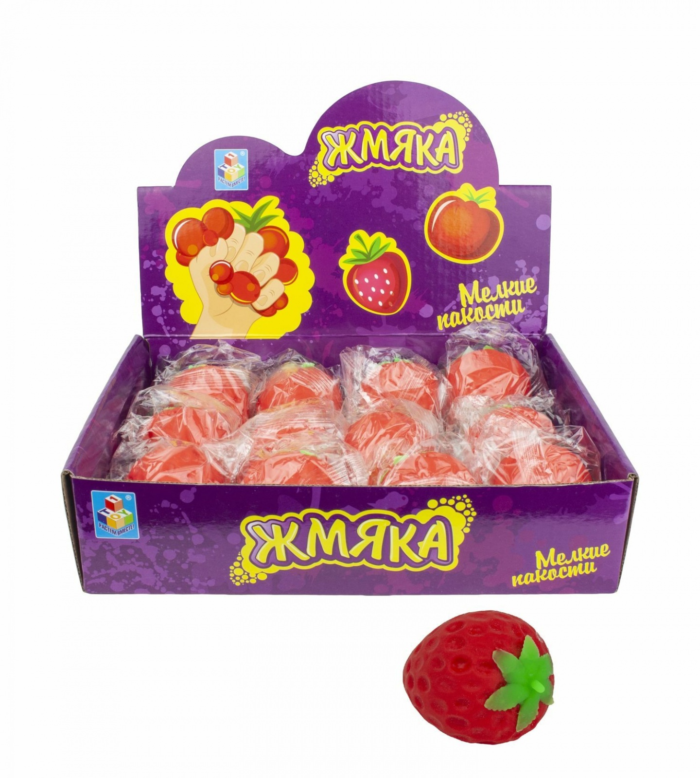 Игрушка 1toy Жмяка Ягода Крутой замес 5,5 см Т15929 – Интернет-магазин ...