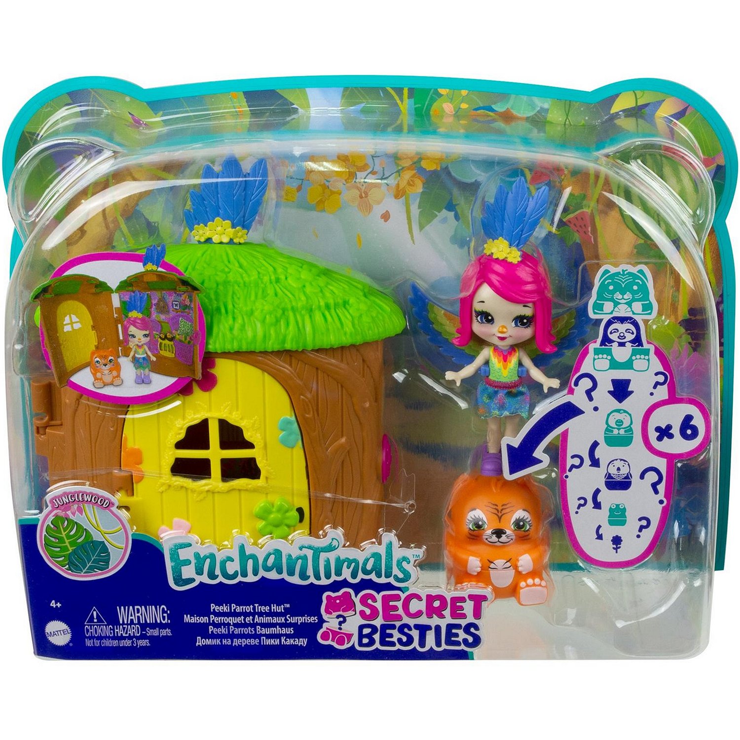 Игровой набор Enchantimals Домик сюрприз Пикки Какаду GTM49 – Интернет ...