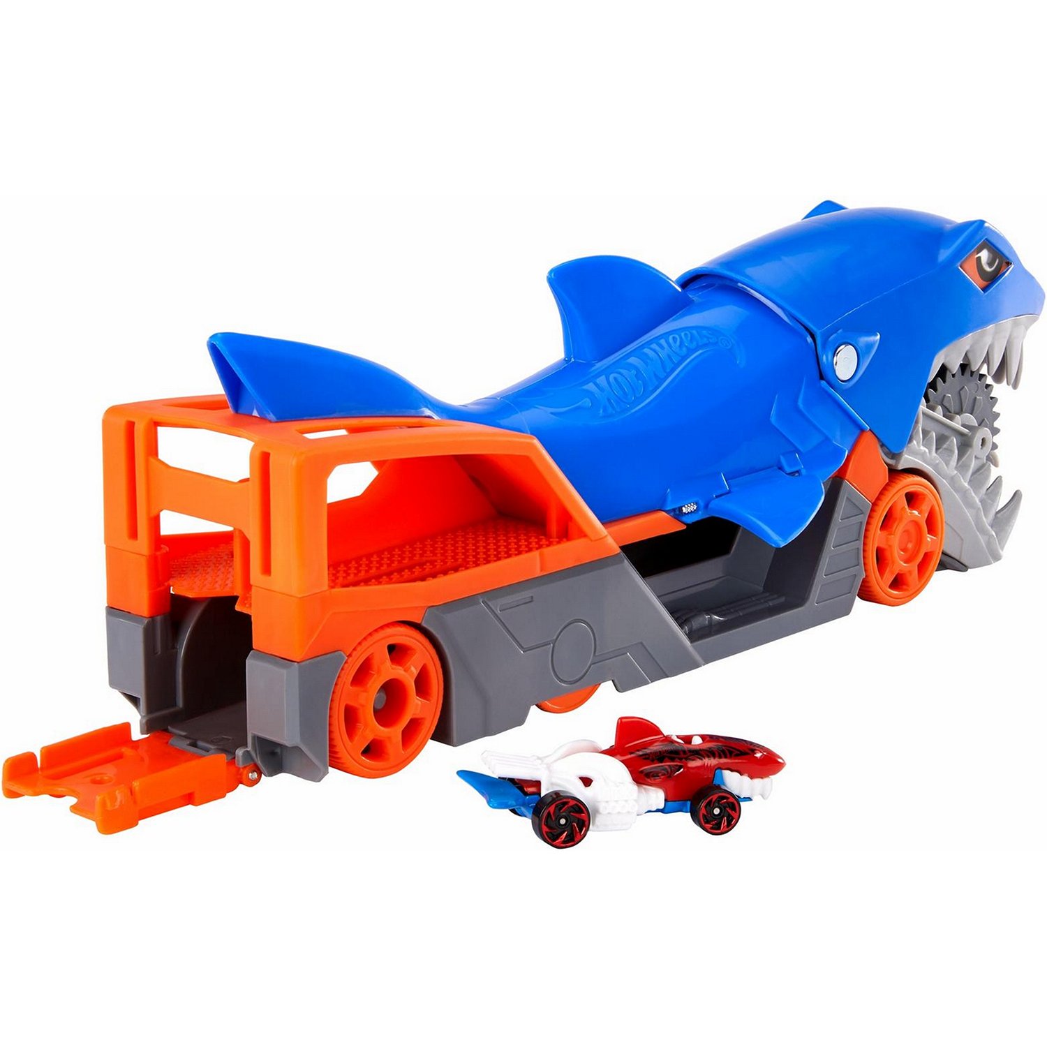 Машинки Hot Wheels Грузовик Голодная акула с хранилищем для машинок GVG36 –  Интернет-магазин Юные таланты