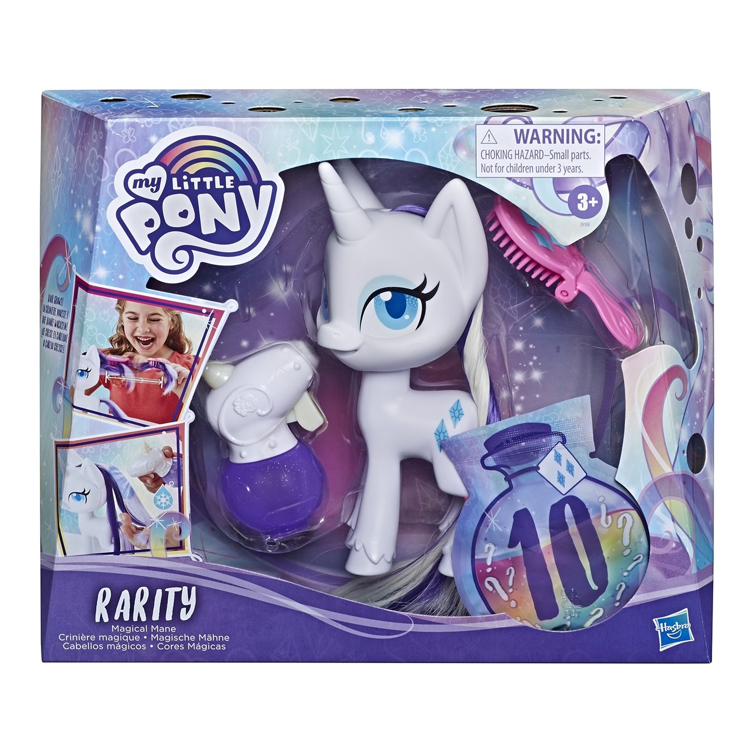 Игровой набор Hasbro My Little Pony Рарити с волшебной гривой Е91045