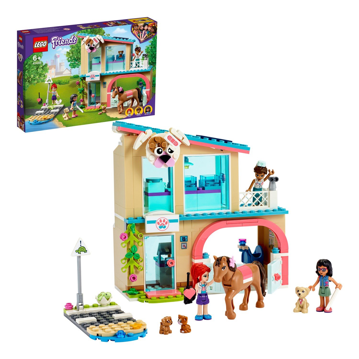 Конструктор LEGO Friends Ветеринарная клиника Хартлейк Сити 41446