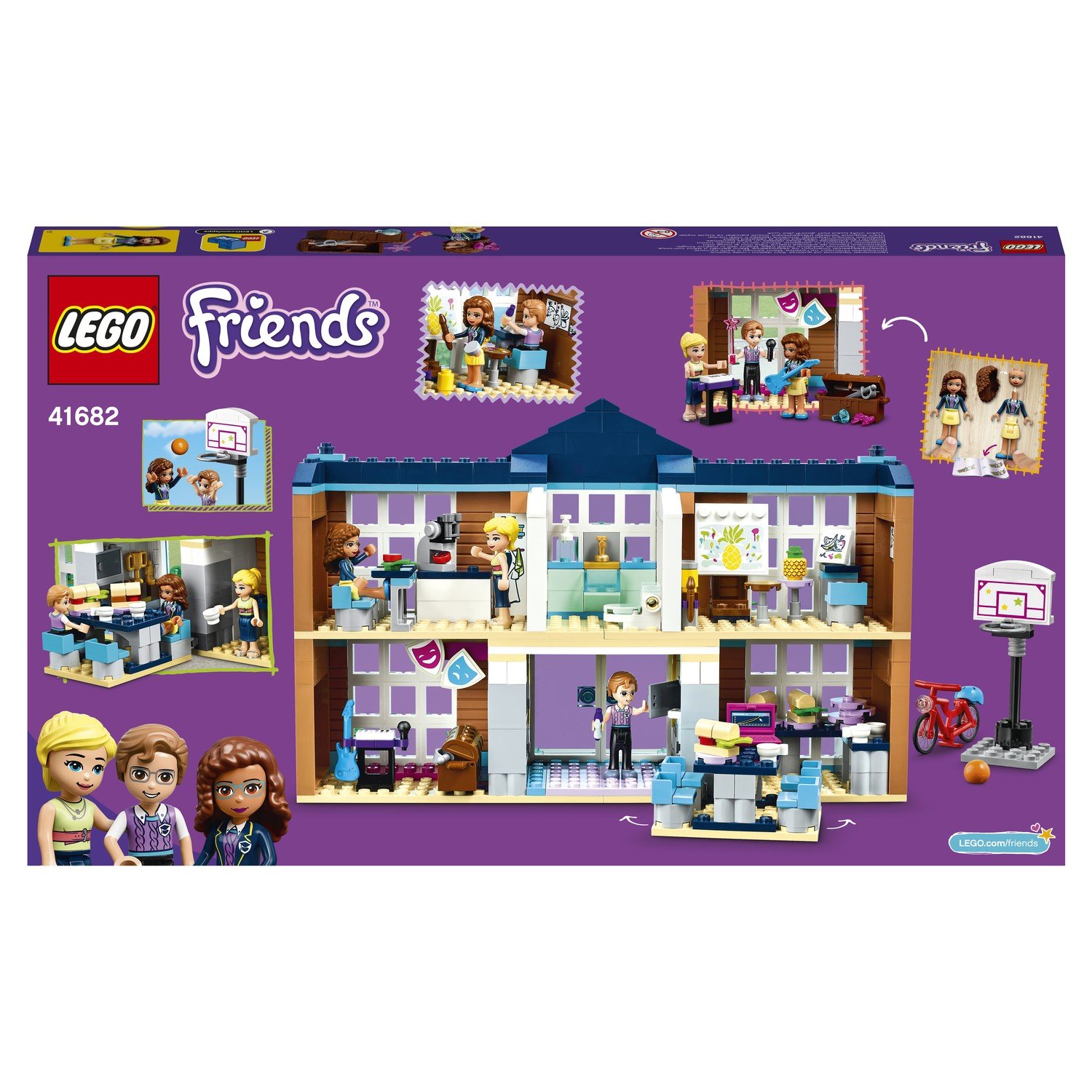 Конструктор LEGO Friends Школа Хартлейк Сити 41682 – Интернет-магазин Юные  таланты