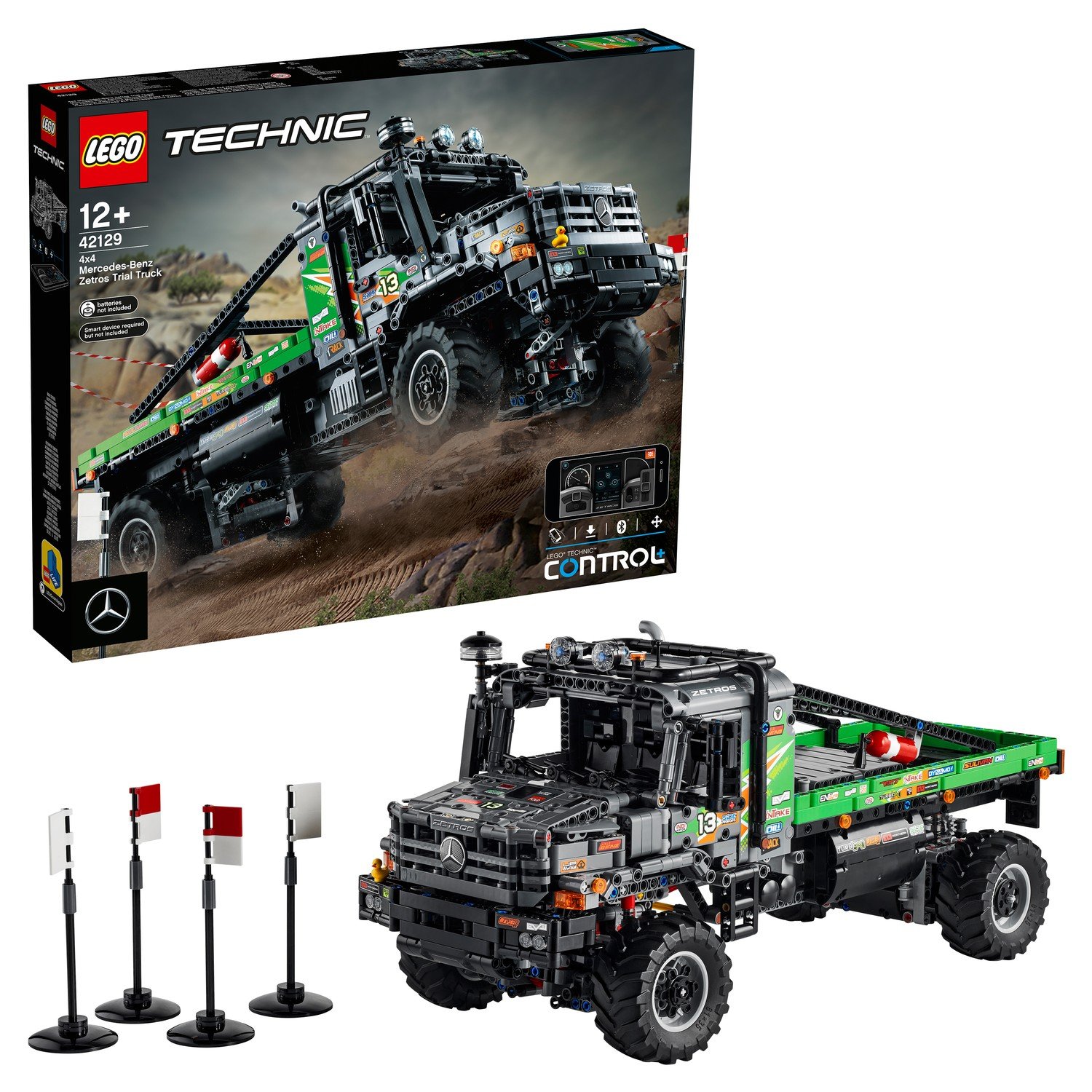 Конструктор LEGO TECHNIC Полноприводный грузовик внедорожник Mercedes Benz  Zetros 42129 – Интернет-магазин Юные таланты