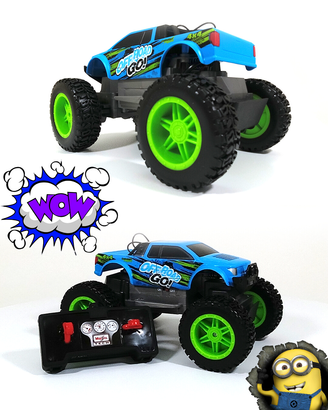 Машина на радиоуправлении MAISTO ROCK CRAWLER Off Road Go 81762 –  Интернет-магазин Юные таланты