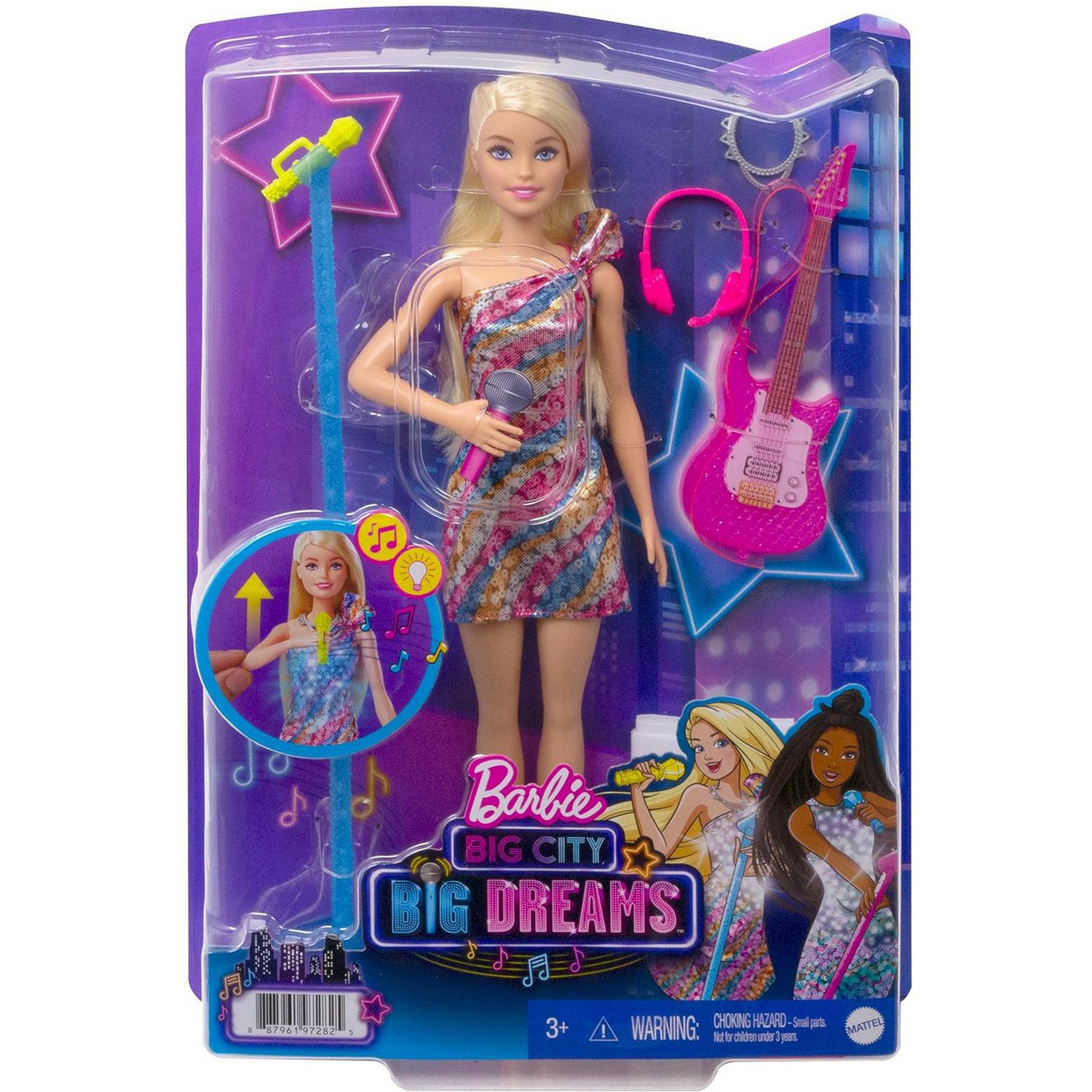 Кукла Mattel Barbie Большой город Большие мечты Первая солистка GYJ23 –  Интернет-магазин Юные таланты