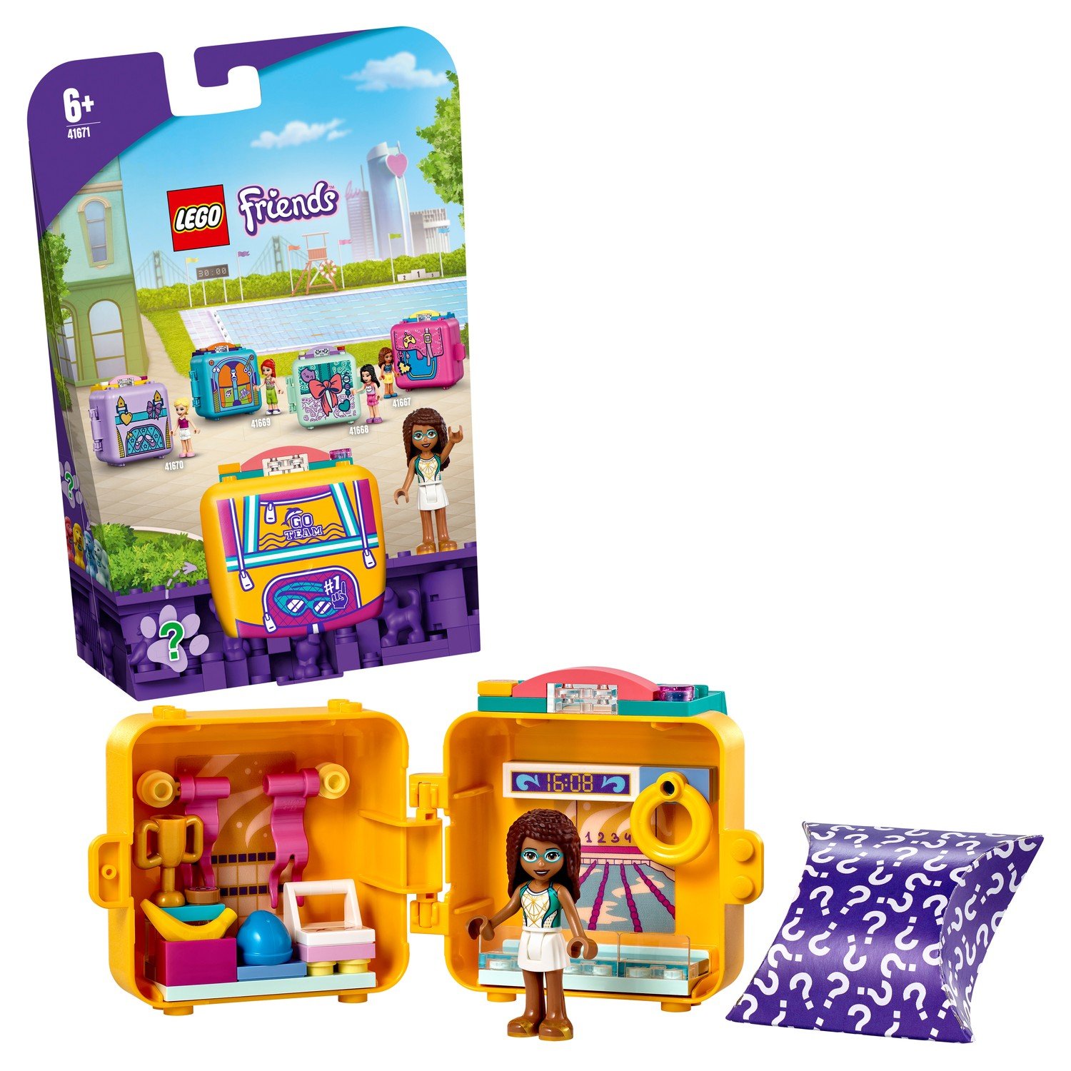 Конструктор LEGO FRIENDS Кубик Андреа для плавания 41671 – Интернет-магазин  Юные таланты