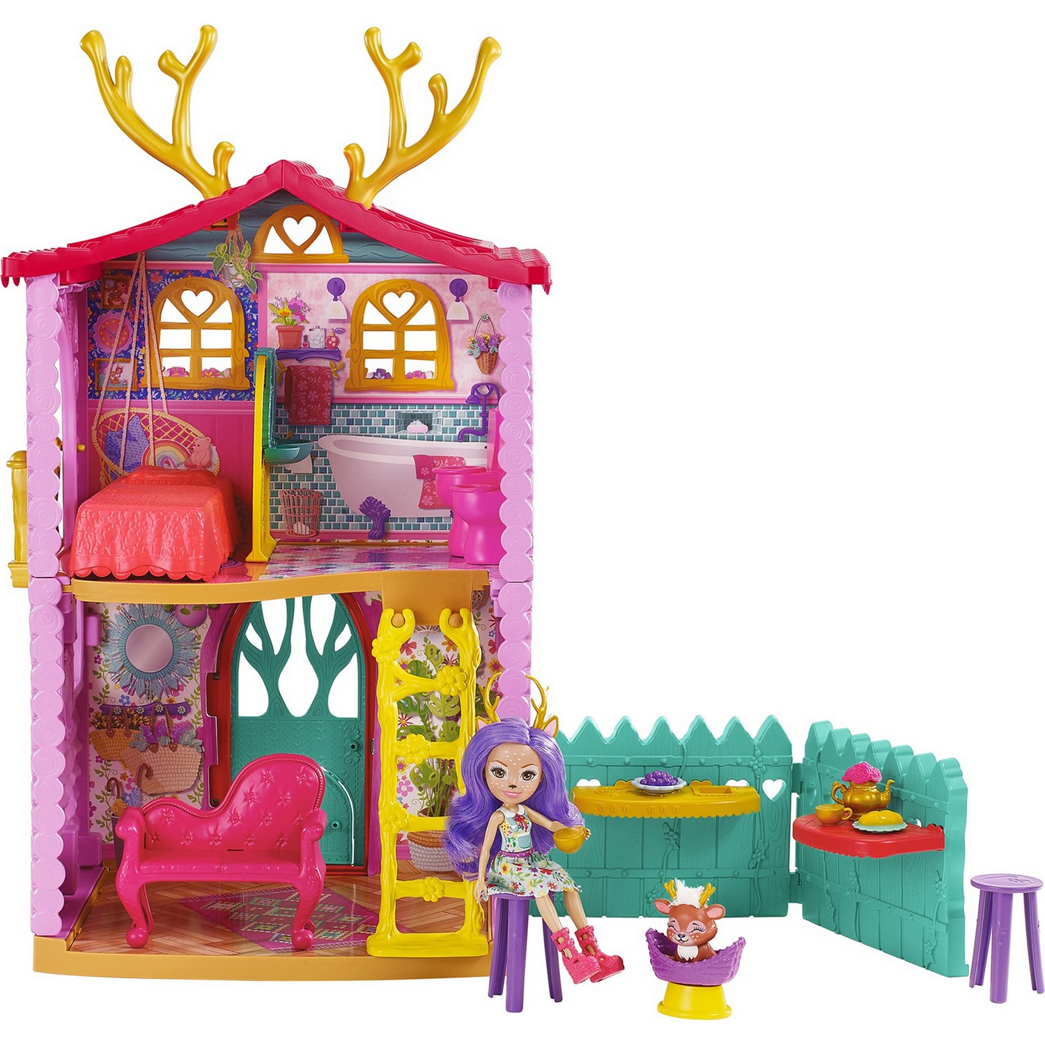 Домик Mattel Enchantimals Данессы Оленни 2 обновленная версия GYJ18 ...