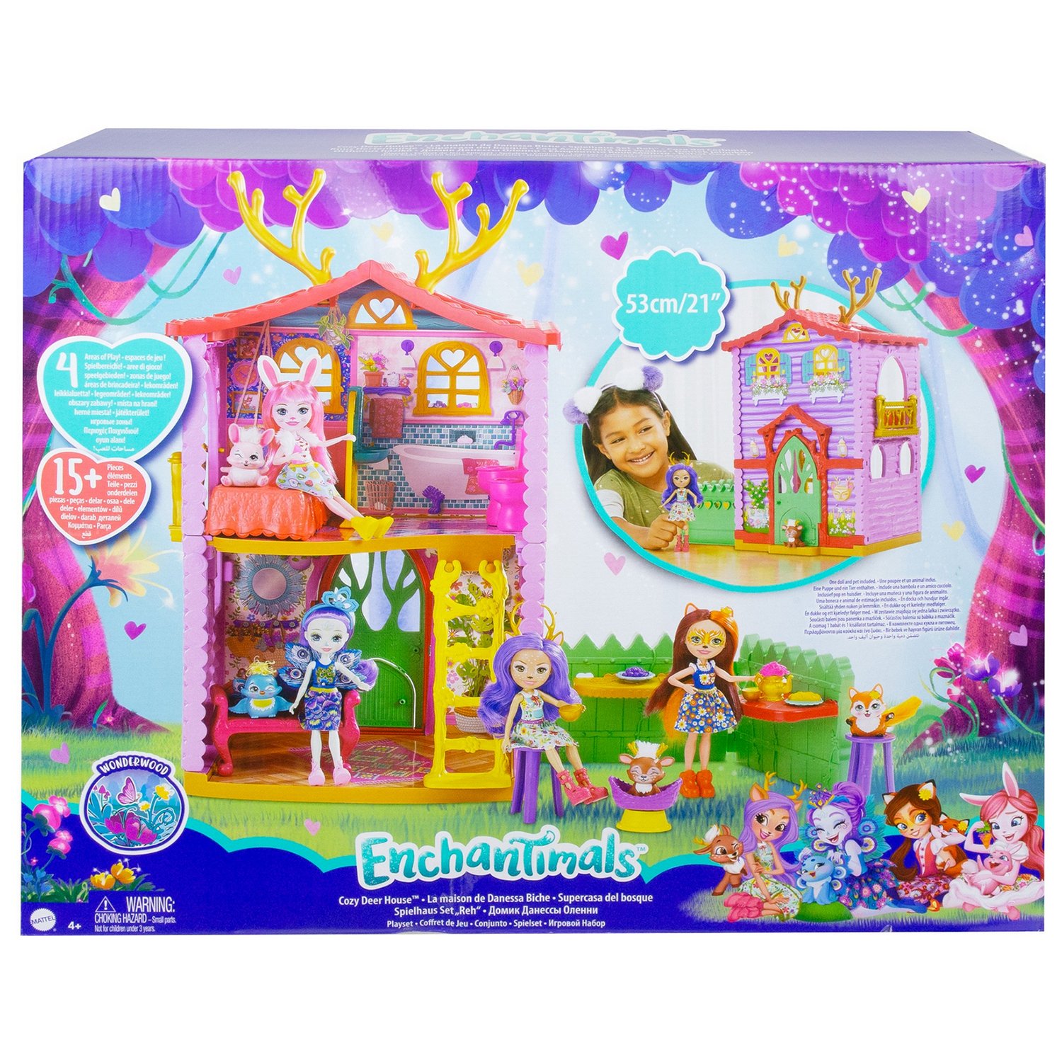 Домик Mattel Enchantimals Данессы Оленни 2 обновленная версия GYJ18 ...