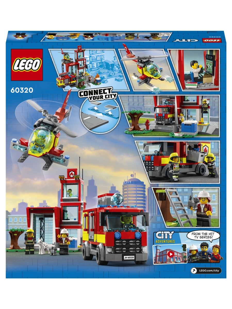 Конструктор LEGO CITY Пожарная часть 60320