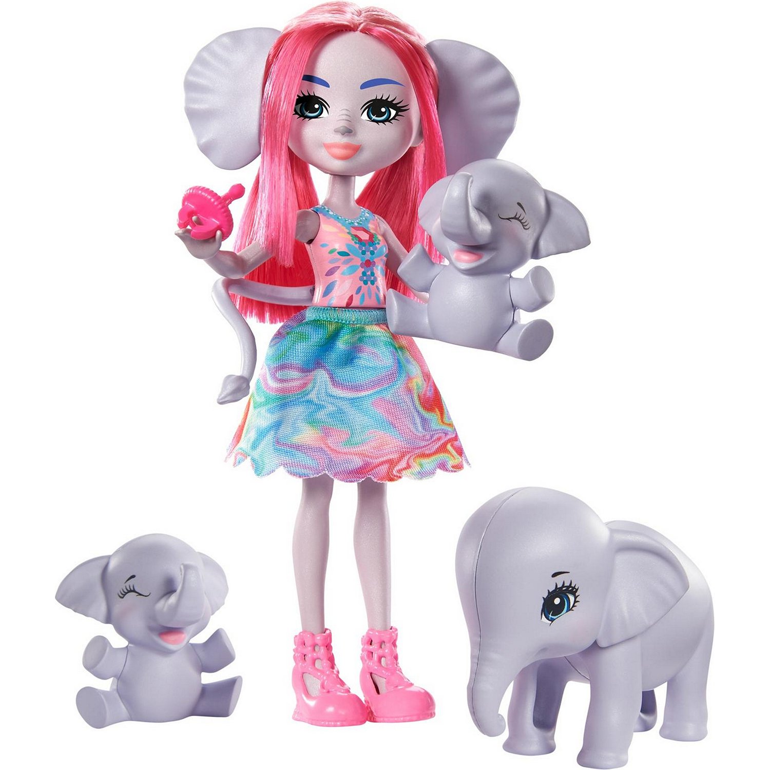 Кукла Enchantimals Esmeralda Elephant Graceful Prune and Mammoth GJX43  GTM30 – Интернет-магазин Юные таланты