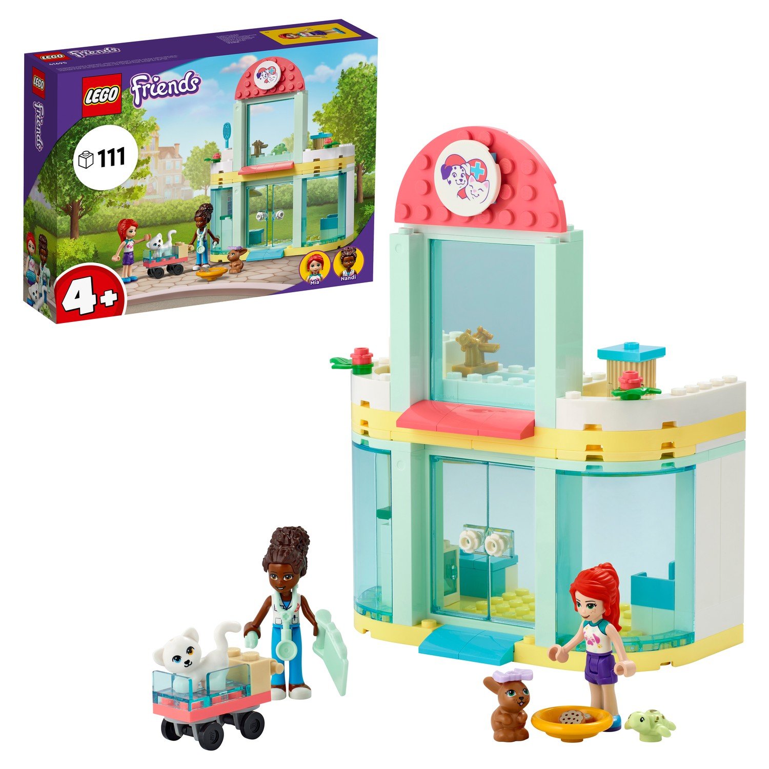 Конструктор LEGO FRIENDS Клиника для домашних животных 41695 –  Интернет-магазин Юные таланты