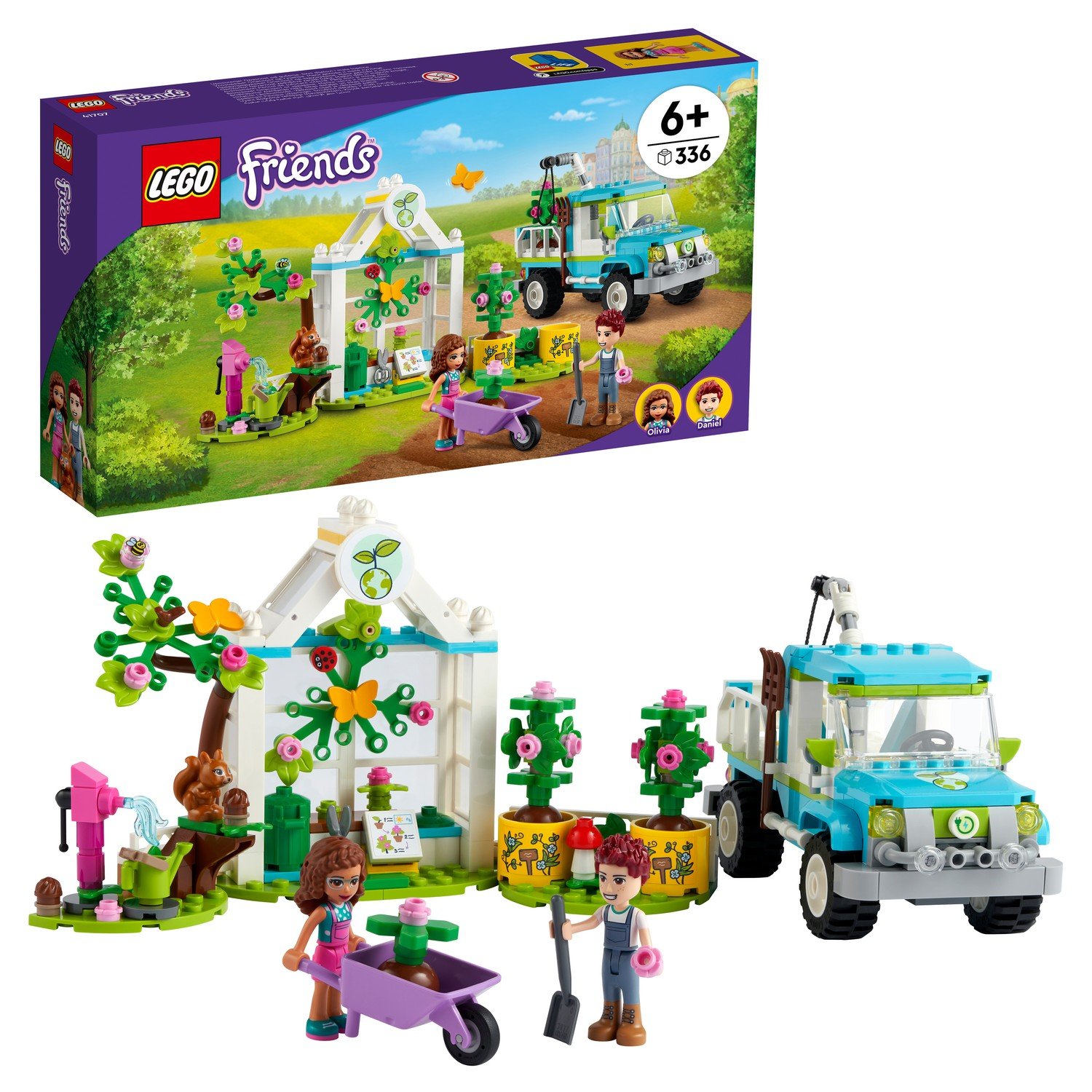 Конструктор LEGO FRIENDS Машина для посадки деревьев 41707 –  Интернет-магазин Юные таланты