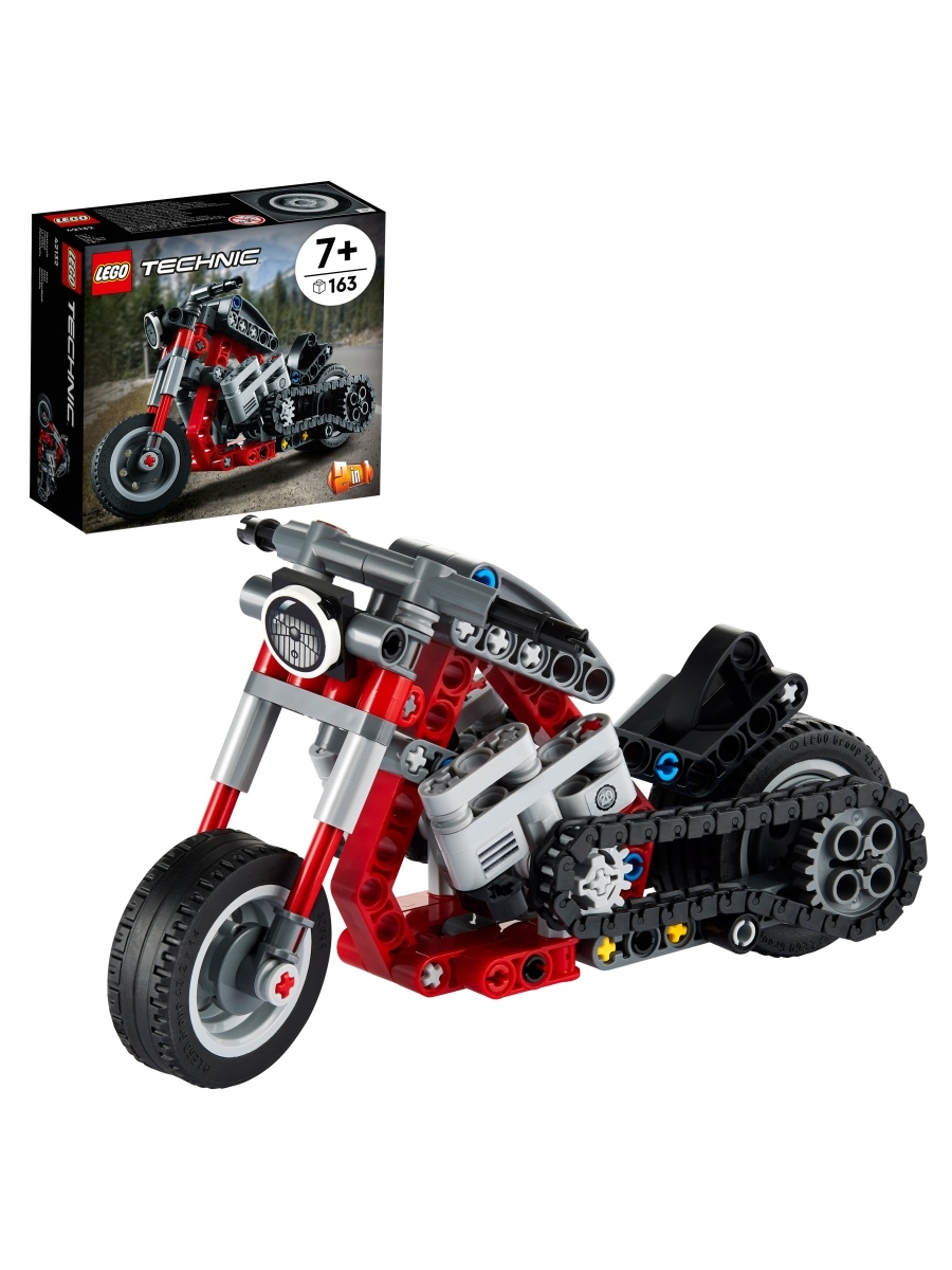 Конструктор LEGO TECHNIC Мотоцикл 42132 – Интернет-магазин Юные таланты