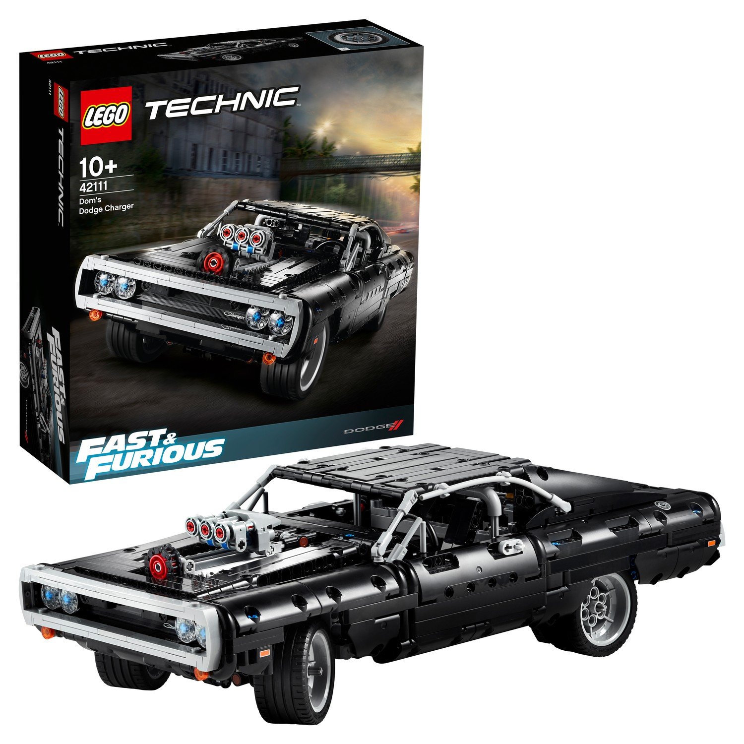 Конструктор LEGO TECHNIC Dodge Charger Доминика Торетто 42111 –  Интернет-магазин Юные таланты