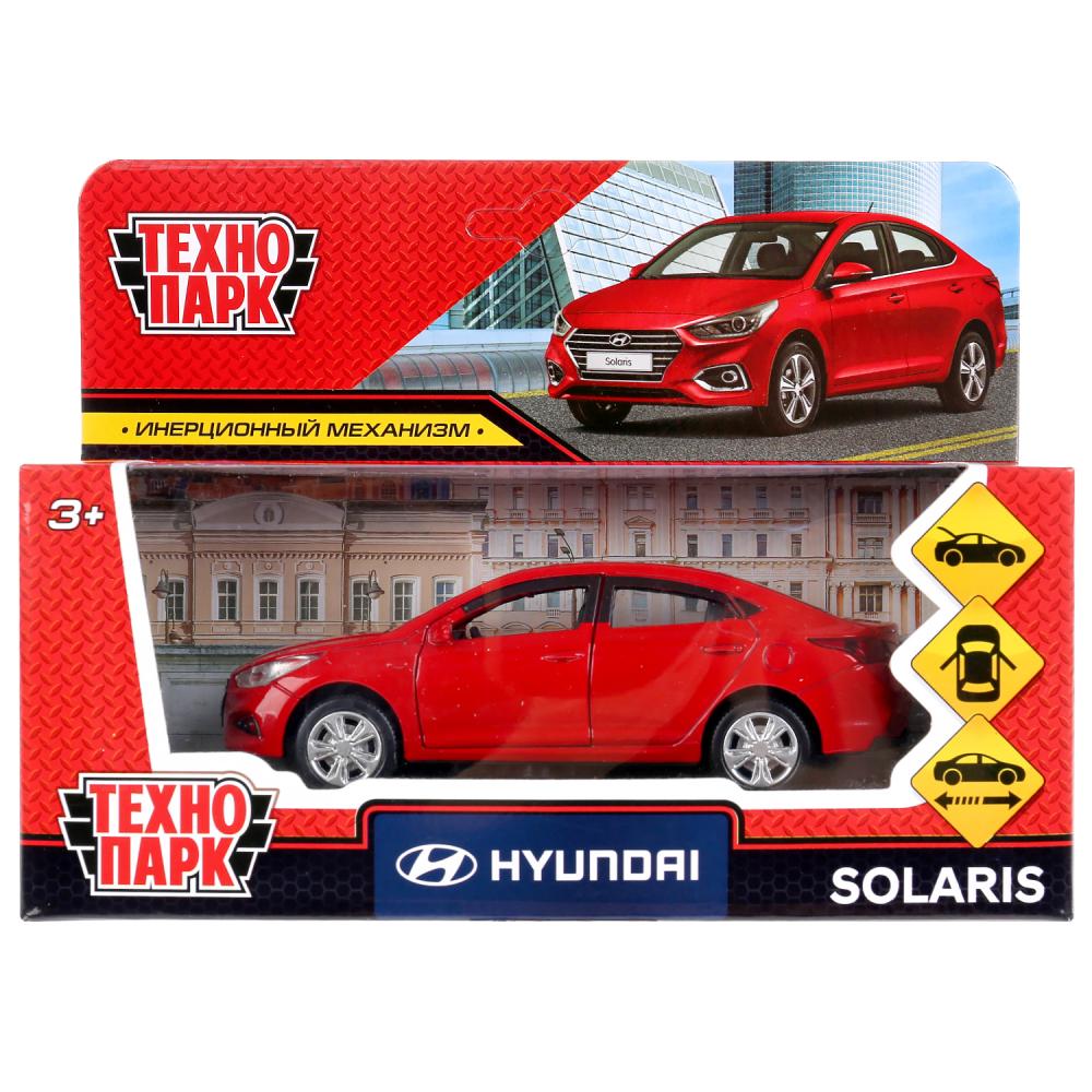 Машина Технопарк HYUNDAI solaris красный 12см SOLARIS2-12-RD