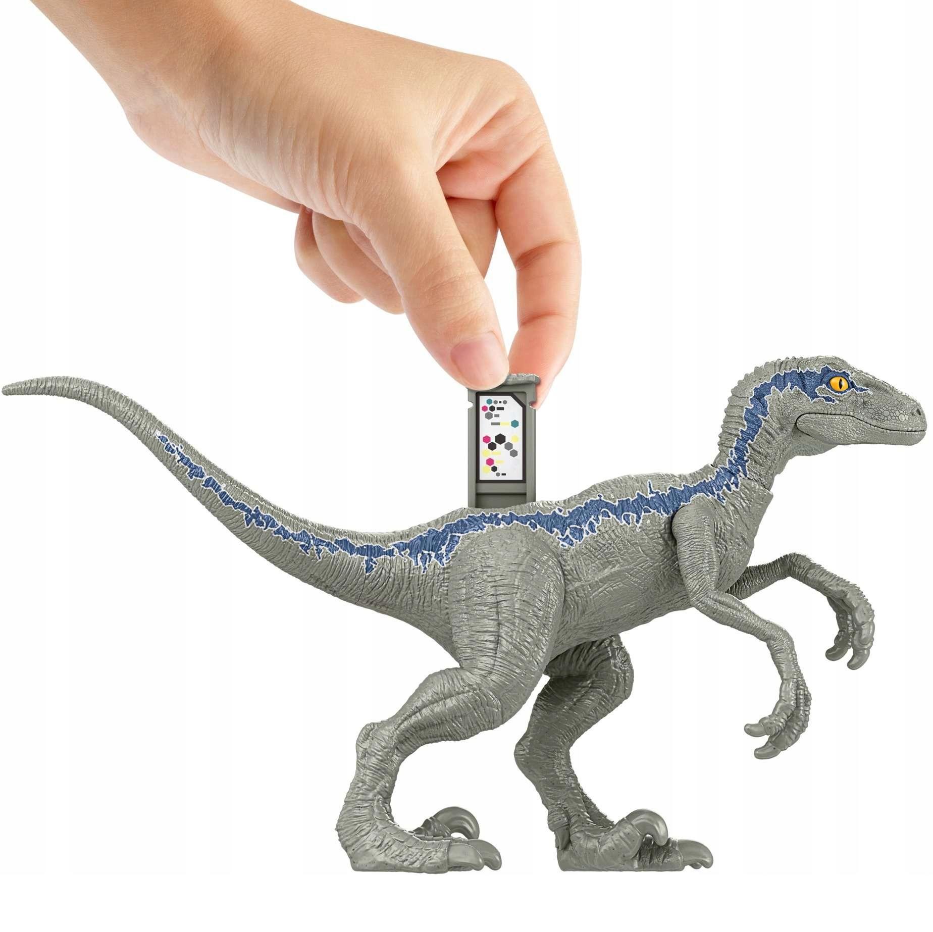 Фигурка Mattel Jurassic World Мир Юрского периода Свирепый Динозавр  VELOCIRAPTOR BLUE HDX18GWD01