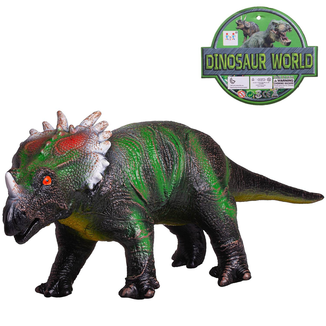 Фигурка Dinosaur World Динозавр Трицератопс гигантский 60 см со звуковыми  эффектами WA-24125/Трицератопс – Интернет-магазин Юные таланты