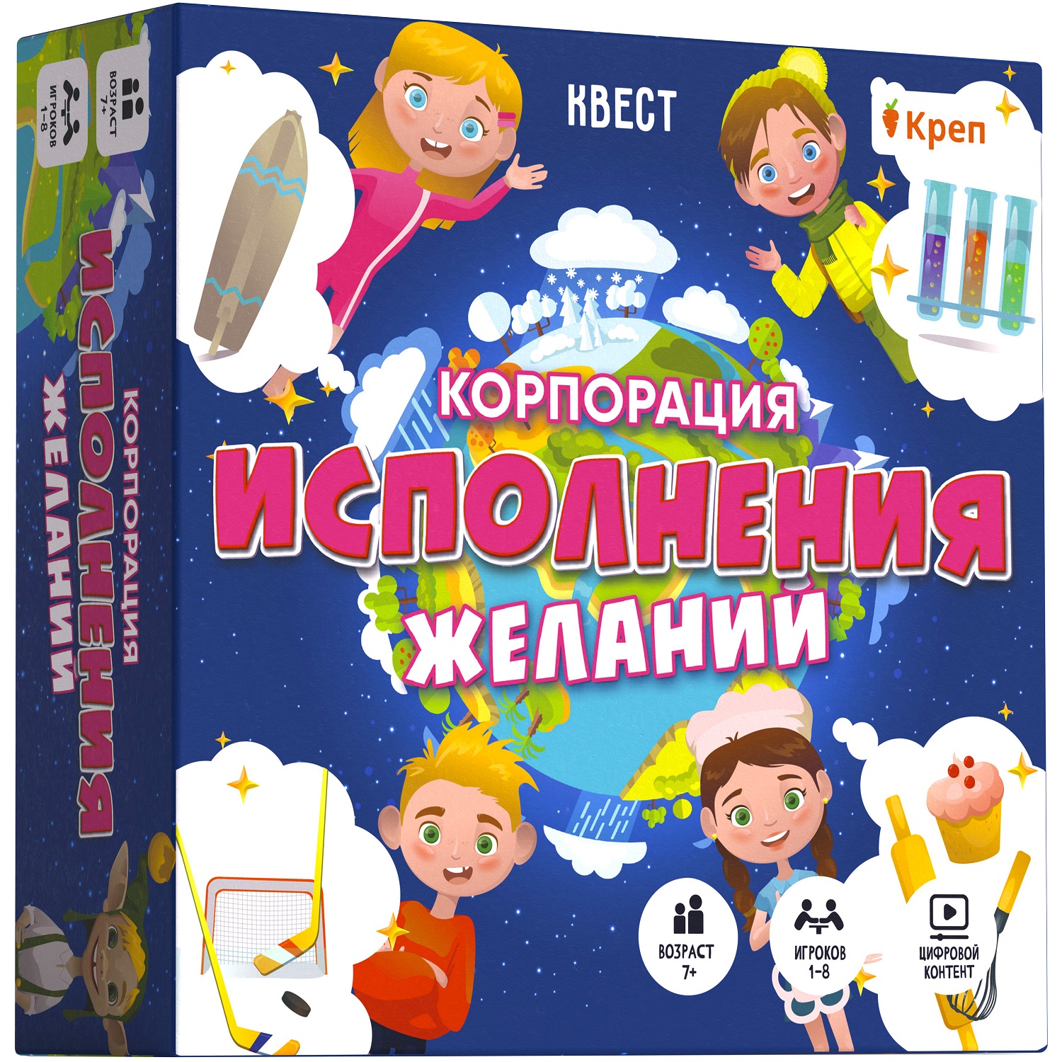 Настольная игра Креп Квест Корпорация исполнения желаний БГ-023