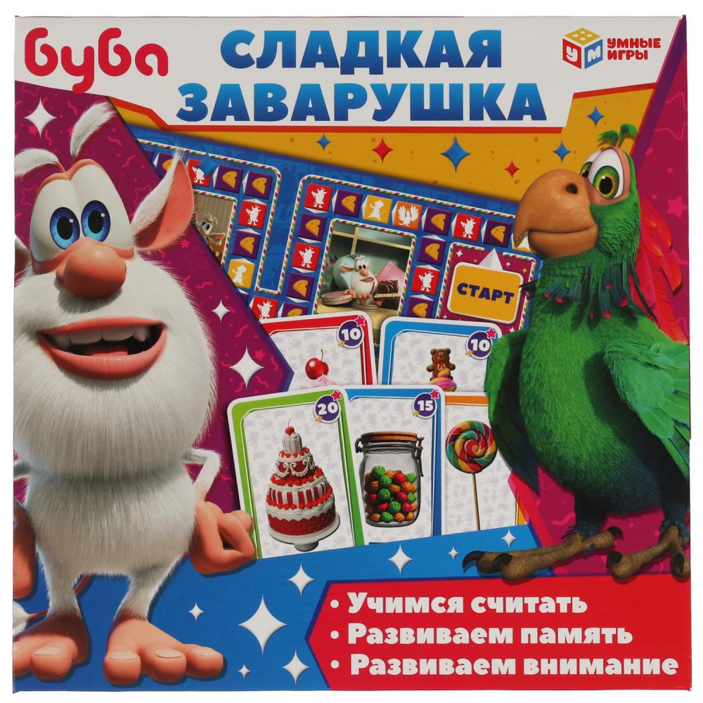 Настольная игра ходилка с карточками Умные игры Буба Сладкая заварушка  315886 – Интернет-магазин Юные таланты