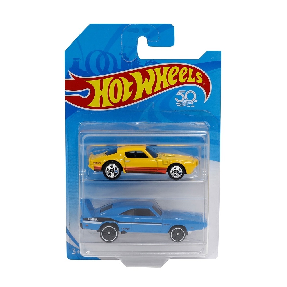 Игрушка HOT WHEELS машинки 2 шт в упаковке FVN40