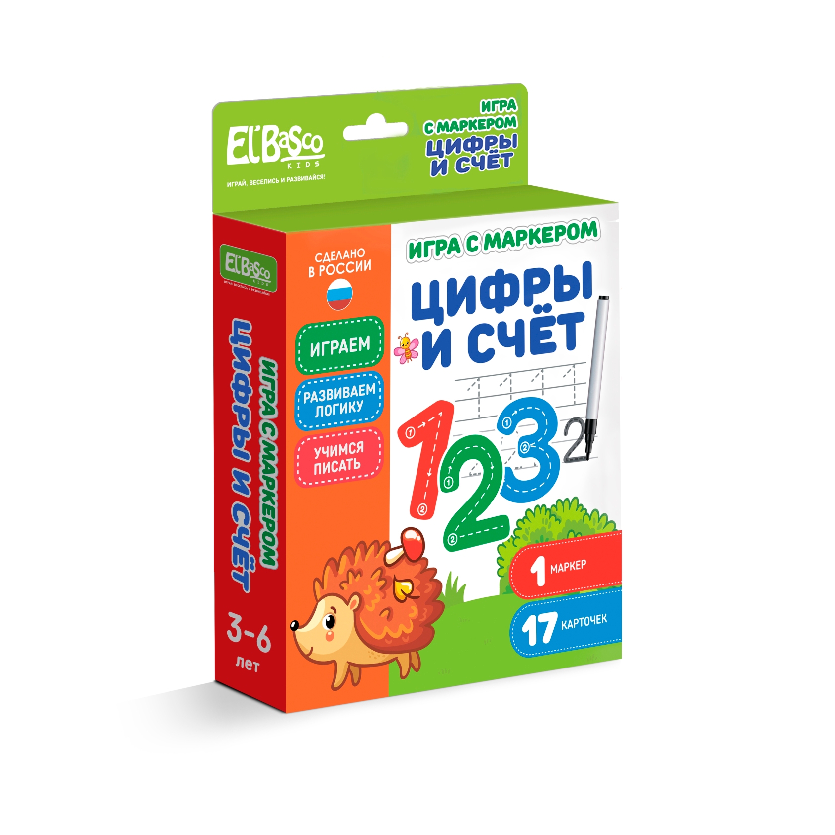 Игра с маркером ElBascoKids Цифры ET06-002