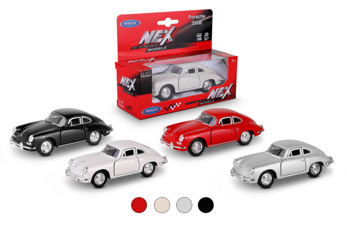 Модель машины WELLY 1:38 Porsche 356B 43803W