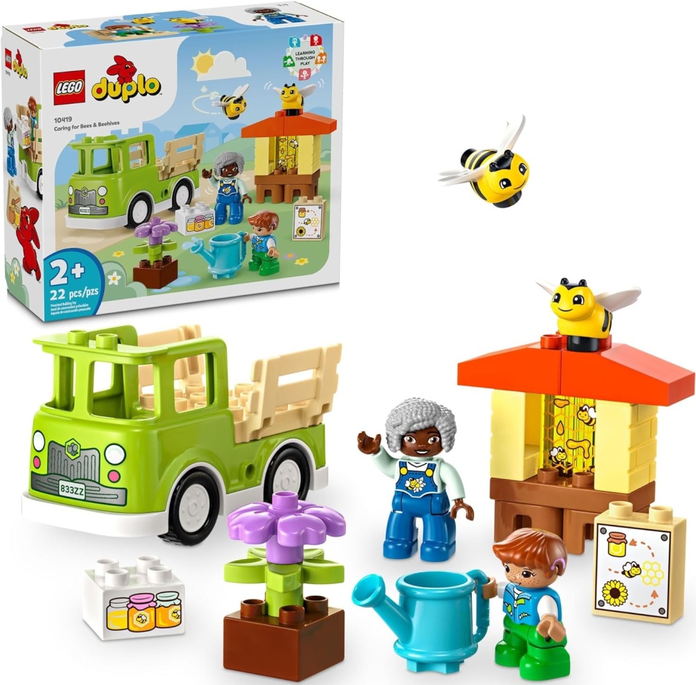 LEGO DUPLO CARING FOR BEES BEEHIVES 10419
